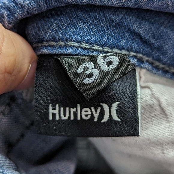 Hurley 81' Skinny Cut Off Shorts Sz EU 36 US 4 - Picture 15 of 15